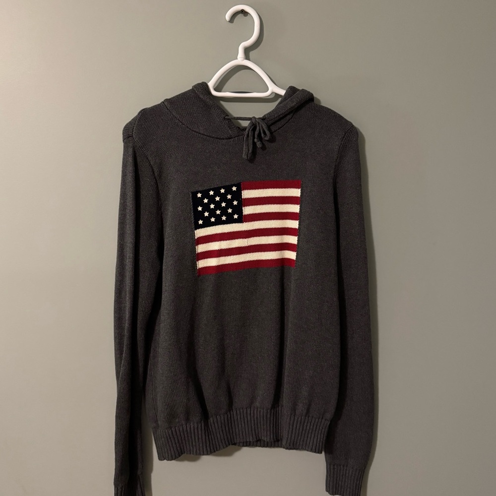 Brandy Melville American Flag Hoodie Sweate (NWT)